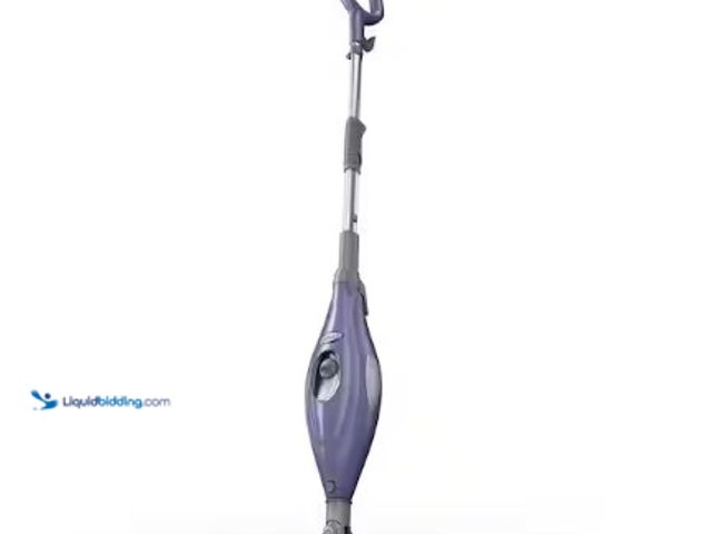 Lot 49-1625631 - Shark Corded Steam Pocket Mop Stick Cleaner for Hard-Floor Surfaces in Purple with Faster Dry Times ...