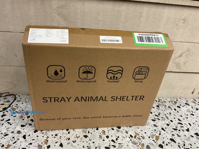 Lot 49-5437725 - Weatherproof Heated Cat House for Outdoor in Winter, Heated Cat Bed Kitty Shelter with Cat Heating P...