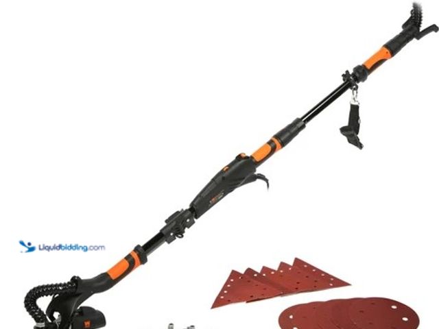 Lot 49-2004546 - WEN 5-Amp 2-in-1 Variable Speed Dual-Head Drywall Sander with 15-Foot Dust Hose, Model #DW5084, Used...
