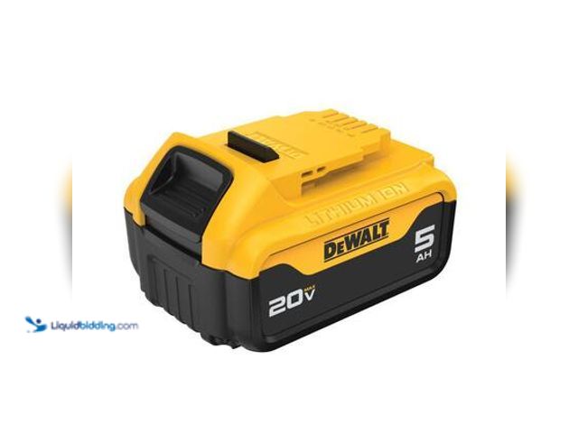 Lot 49-5544351 - DEWALT 20V MAX Premium Lithium-Ion 5.0Ah Battery Pack. Model # DCB205. Unused