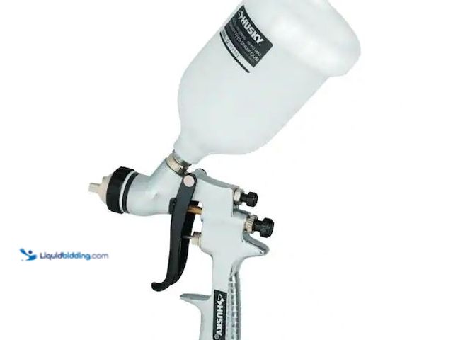 Lot 49-3472134 - Husky Gravity Feed HVLP Spray Gun Model # H4840GHVSG, Used  Ref#SB1029