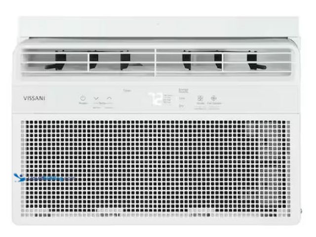 Lot 49-1577127 - Vissani 6,000 BTU 115-Volt Window Air Conditioner for 250 sq. ft. Rooms with Remote in White, Model ...