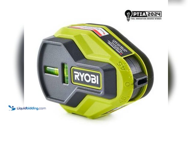 Lot 49-3565343 - RYOBI 20' AirGrip Laser Level Model # ELL1004 New