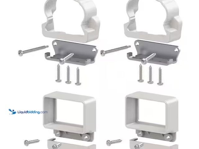 Lot 49-1572292 - Pallet Containing (12) Veranda 4 in. x 4 in. x 39 in. White Traditional Fence Post Jacket Model # 73...