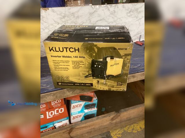 Lot 49-3539668 - Klutch Inverter Welder 140 AMP Item is unused, unable to test
