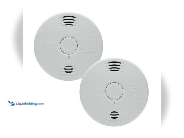 Lot 49-5452710 - Kidde
10-Year Worry-Free Smoke and Carbon Monoxide Detector, Battery Powered with Voice Alarm 21029...