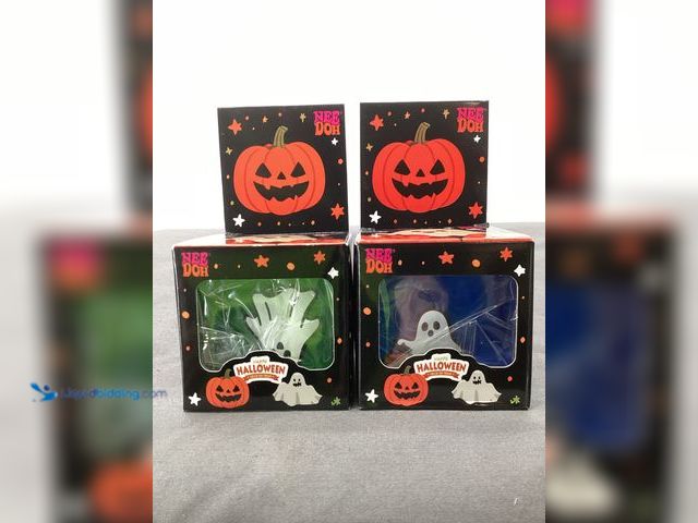 Lot 49-911470 - Lot of 2 Halloween themed NeeDoh Nice Cubes. Each lot contains two different colors, multiple colors...
