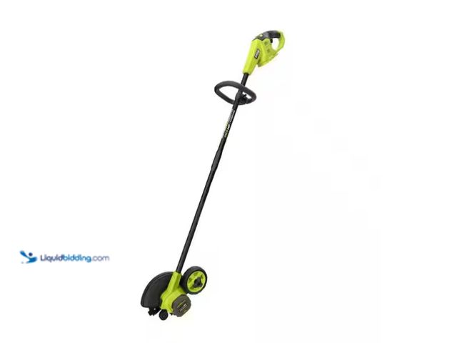 Lot 49-1566851 - RYOBI ONE+ HP 18V Brushless Edger (Tool Only), Model # P2302BTL, Slightly Used, Unable to test  Ref#...