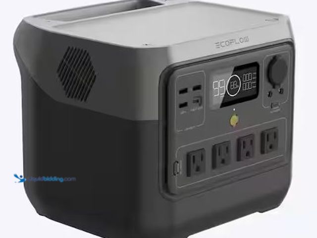 Lot 49-5470745 - EcoFlow
800W Output/1600W Peak Push-Button Start Battery Generator RIVER 2 Pro, LFP Battery, Fast C...