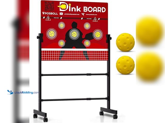 Lot 49-3465249 - Posboll Pickleball Practice Board Pickleball Dink Rebounder with Stand Pickleball Wall for Practice ...