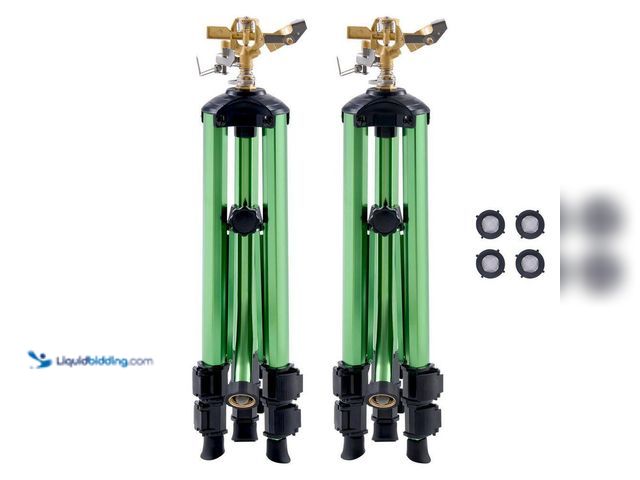 Lot 49-5543584 - SVOPES
Impact Sprinkler with Tripod Base, Set of 2, Brass Head and 3/4 in. NH Connector, 3/4 in. Di...
