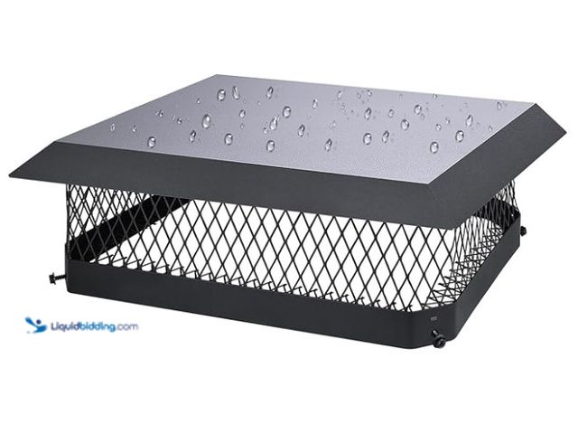 Lot 49-3431879 - Chimney Cap Chimney Cover, Fireplace Chimney Caps for Outside 13"x18",Chimney Flue Cover Chimney Rai...