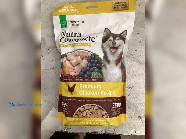 Lot 49-3564286 - ULTIMATE PET NUTRITION Nutra Complete Freeze Dried Raw Dog Food, Veterinarian Formulated with Antiox...