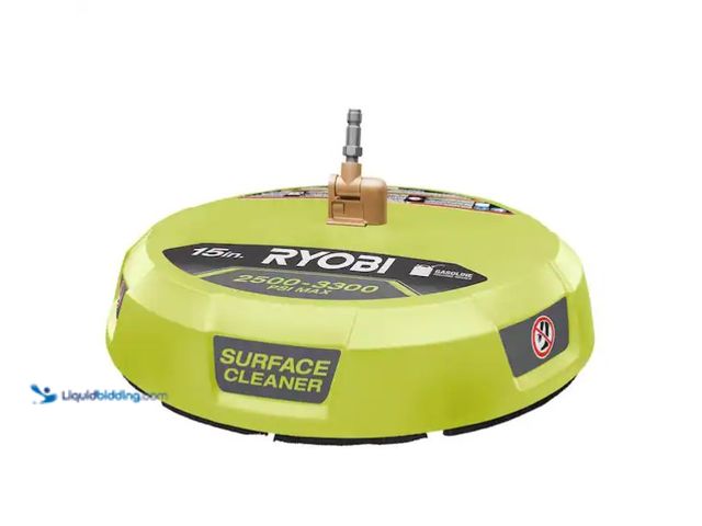 Lot 49-1566797 - RYOBI 15 in. 3300 PSI Surface Cleaner for Gas Pressure Washer, Model # RY31SC01, unused  Ref#SB107