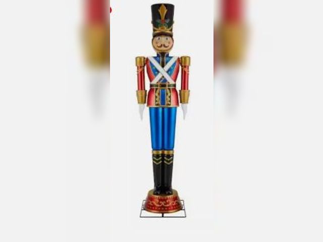 Lot 49-1540831 - HOME ACCENTS Holiday 8ft GIANT-SIZED ANIMATED LED Toy Soldier, Indoor/Outdoor, Timer: 6 Hours ON/ 18...