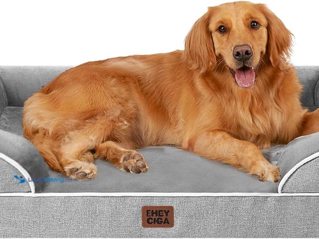 Lot 49-5487564 - EHEYCIGA Orthopedic Dog Beds for Extra Large Dogs 44x32Inch, Waterproof Memory Foam XL Pet Bed with ...