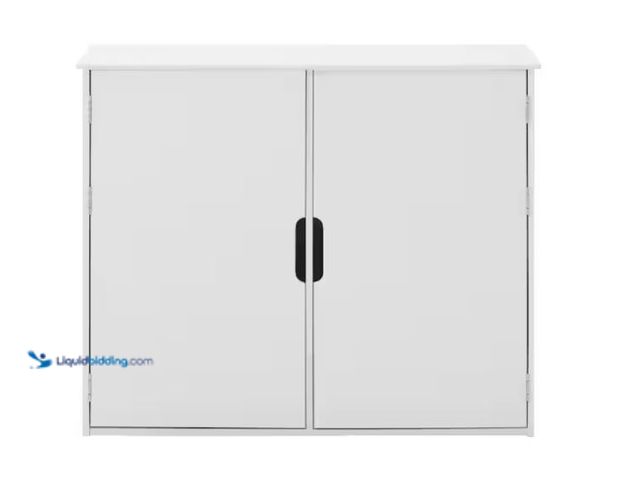 Lot 49-1627089 - StyleWell Craft White Storage Hutch (42in W) Model # JS-3417-A, New, Factory Sealed  Ref#CRS0626