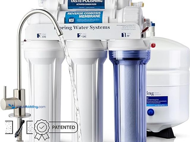 Lot 49-5428574 - iSpring RCC7AK, NSF Certified, 75 GPD, Alkaline 6-Stage Reverse Osmosis System, pH+ Remineralization...