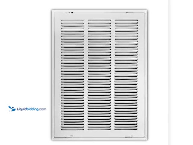Lot 49-5573410 - Everbilt
14 in. x 20 in. Steel Return Air Filter Grille in White, Unused