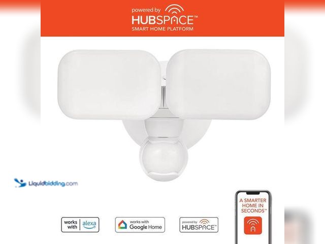 Lot 49-5446972 - Defiant
Maxdetect 240° Motion Sensor Wired Outdoor 2-Head LED Flood Light 2000-Lumens, Powered by H...