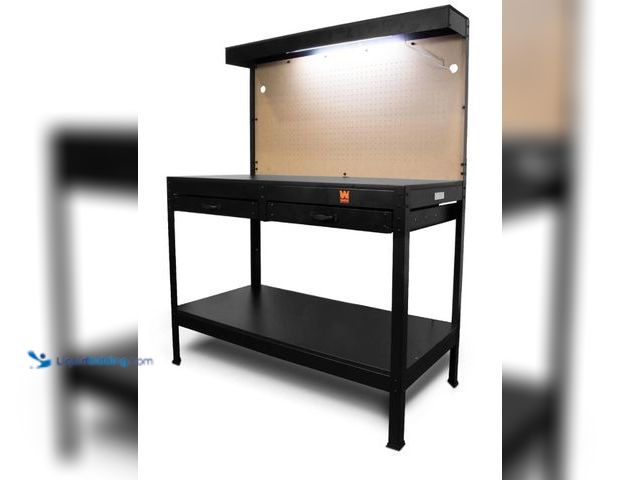 Lot 49-2004598 - WEN 48-Inch Workbench with Power Outlets and Light, Model #WB4723T, Unused.   Ref#WEN0629