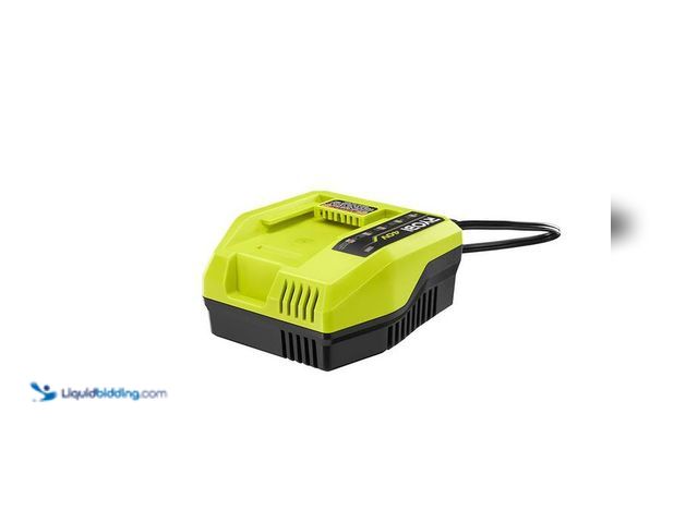 Lot 49-2023157 - RYOBI 40V Lithium-Ion Fast Charger. Model # OP408A. MSRP $99. Slightly used, has charger, works.  Re...