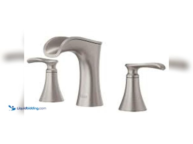 Lot 49-5415498 - Pfister Jaida 8 in. Widespread 2-Handle Bathroom Faucet in Spot Defense Brushed Nickel. Model # LF-0...