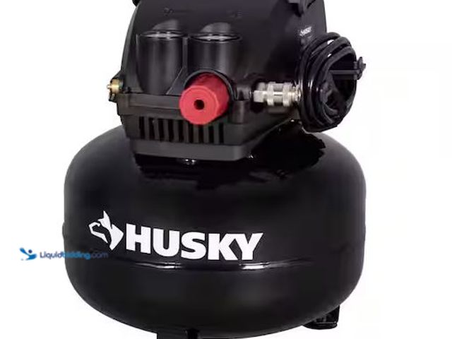 Lot 49-5460672 - Husky
3 Gal. 120 PSI Portable Electric Oil-Free Light Duty Pancake Air Compressor with Fold Down Ha...
