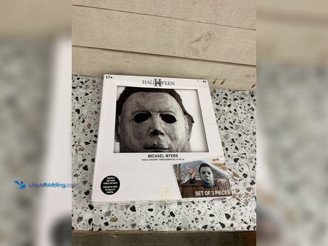 Lot 49-5437571 - Michael Myers Fence Creeper Halloween 2 II Halloween Movie Decoration. Unused