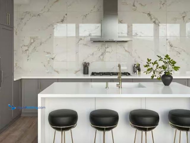 Lot 49-1532921 - Approx 682 Sq Ft, Daltile
Maisto Safari Calacatta 24 in. x 48 in. Polished Porcelain Marble Look Fl...