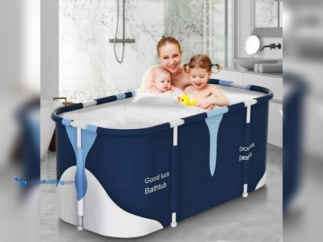 Lot 49-5546545 - Portable Bathtub, Foldable Bathtub for Adults, Separate Family Bathroom SPA Therapy Tub for Shower S...