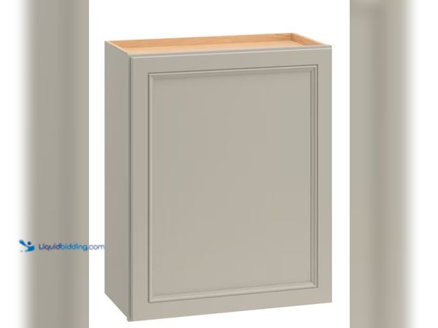 Lot 49-5459354 - Diamond NOW Wintucket 24-in W x 30-in H x 12-in D Cool Gray Wall Fully assembled Cabinet Recessed Pa...