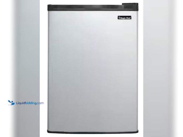Lot 49-1632011 - Magic Chef 2.6 cu. ft. Mini Fridge in Stainless Steel Look without Freezer Model: HMAR265SE Slightly...