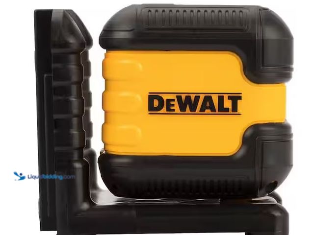 Lot 49-5573400 - DEWALT
40 ft. Red Self-Leveling Cross Line Laser Level with (2) AA Batteries & Case, Used, Works