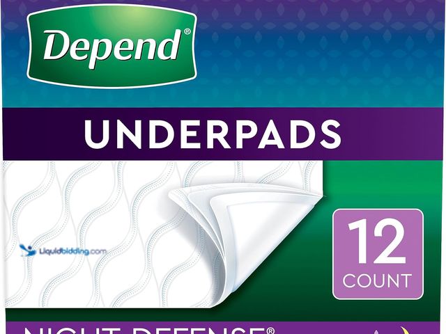 Lot 49-5553187 - QTY 2 - Depend Waterproof Bed Pads, Overnight Absorbency, 12Count, Disposable Underpads, 12Count MOD...