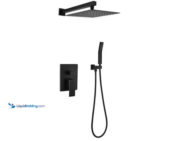 Lot 49-1575385 - Single Handle 2-Spray Shower Faucet 2.5 GPM with 360-Degree Swivel and Handheld in. Oil Rubbed Bronz...