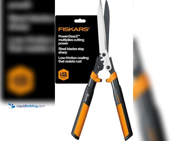 Lot 49-5552378 - Fiskars 23" PowerGear2 Garden Hedge Shears, Hedge Clippers, 10" Blades | PowerGear2 Technology Multi...