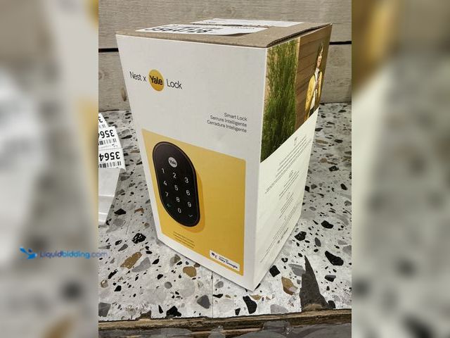 Lot 49-3564728 - Google Nest x Yale Lock - Tamper-Proof Smart Lock for Keyless Entry - Keypad Deadbolt Lock for Front...