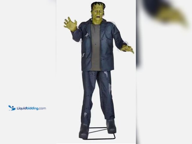 Lot 49-5430856 - Universal Monsters 7 ft Animated LED Frankenstein Monster Lifelike Movements, New
