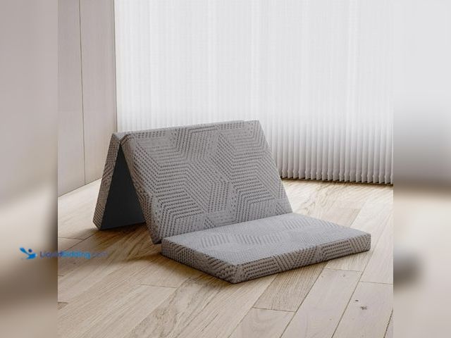 Lot 49-5425225 - MLILY 4" Tri-folding Memory Foam Mattress, Twin. Used.