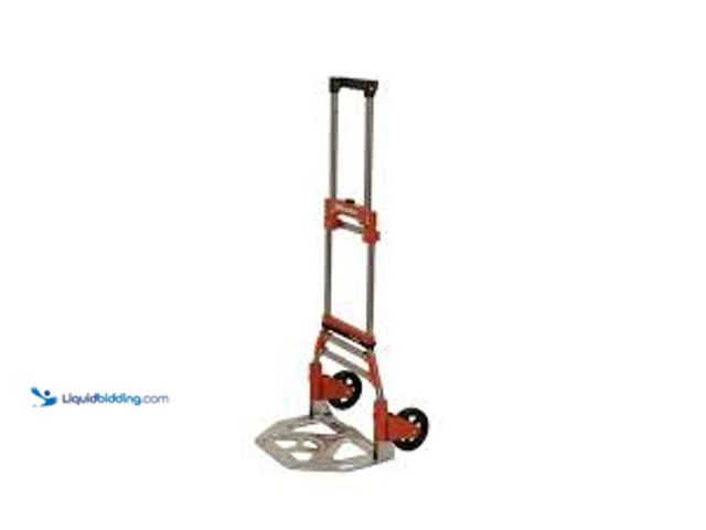 Lot 49-5485647 - Milwaukee 150 lbs. Convertible Fold-Up Steel Hand Truck with One 60 in. Bungee Cord. Model # 73777. ...
