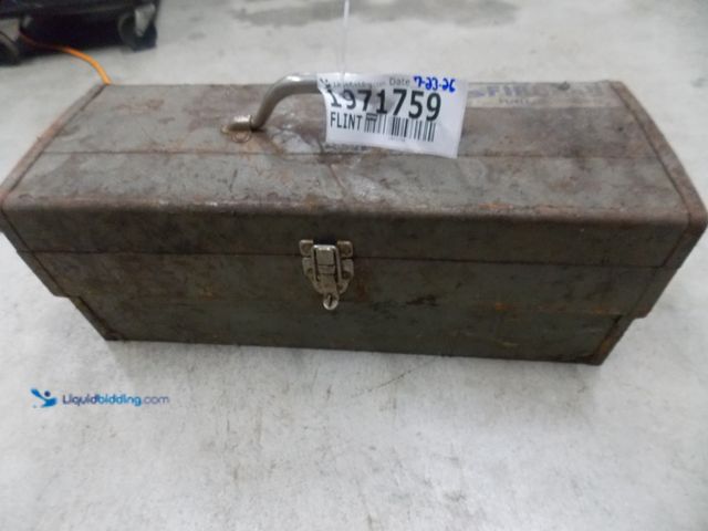 Lot 49-1971759 - 1 NV NV Tool Box With Assorted Hand Tools Tool Box Loaded With Assorted Hand Tools, Box Is In Rough ...
