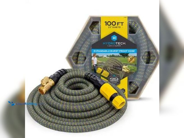 Lot 49-1517322 - Hydrotech
5/8 in. Dia x 100 ft. Expandable Garden Water Hose Model # 8991
Store SKU # 1012646315 U...