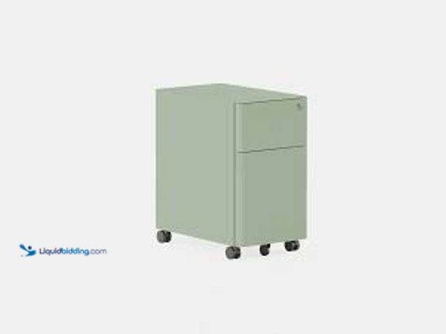 Lot 49-5463327 - Branch Furniture - Branch Small Filing Cabinet – Compact Office Storage, Lockable Drawers, Durable D...