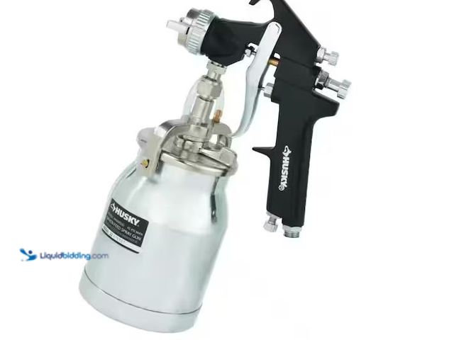 Lot 49-1579061 - Husky Siphon Feed Spray Gun Model # H4930SSG, Used, Has Attachments  Ref#HDSB0212