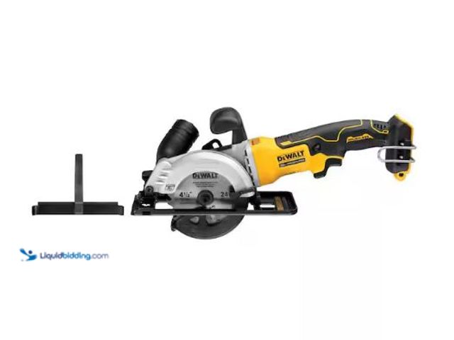 Lot 49-3432437 - DEWALT ATOMIC 20V MAX Cordless Brushless 4-1/2 in. Circular Saw (Tool Only), Model # DCS571B, Slight...