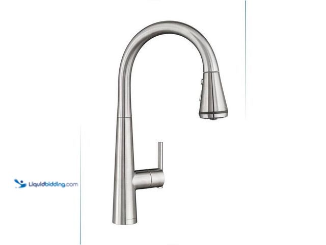 Lot 49-5543950 - American Standard Edgewater Single-Handle Pull-Down Sprayer Kitchen Faucet with SelctFlo in Stainles...