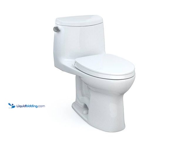 Lot 49-5412578 - Toto UltraMax II 12 in. Rough In One-Piece 1.28 GPF Single Flush Elongated Toilet in Cotton White, S...