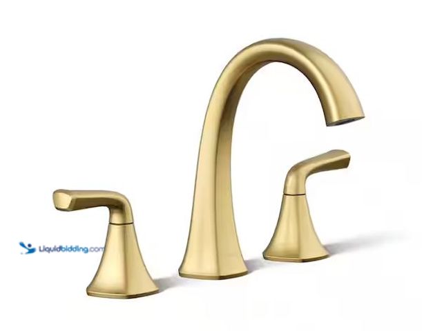 Lot 49-5561102 - KOHLER
Sundae 8 in. Widespread Double Handles Bathroom Faucet in Vibrant Brushed Moderne Brass, unu...