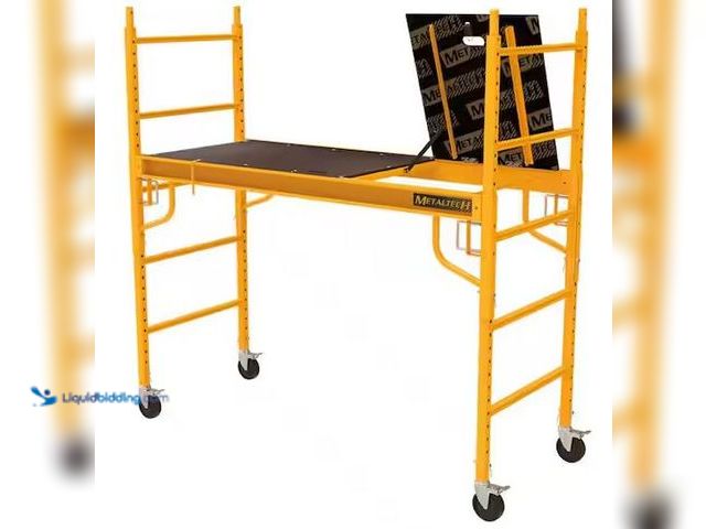 Lot 49-5478742 - MetalTech
Safeclimb 6 ft. Baker Scaffold with Platform and Included Trap Door, 1250 lbs. Load Capac...